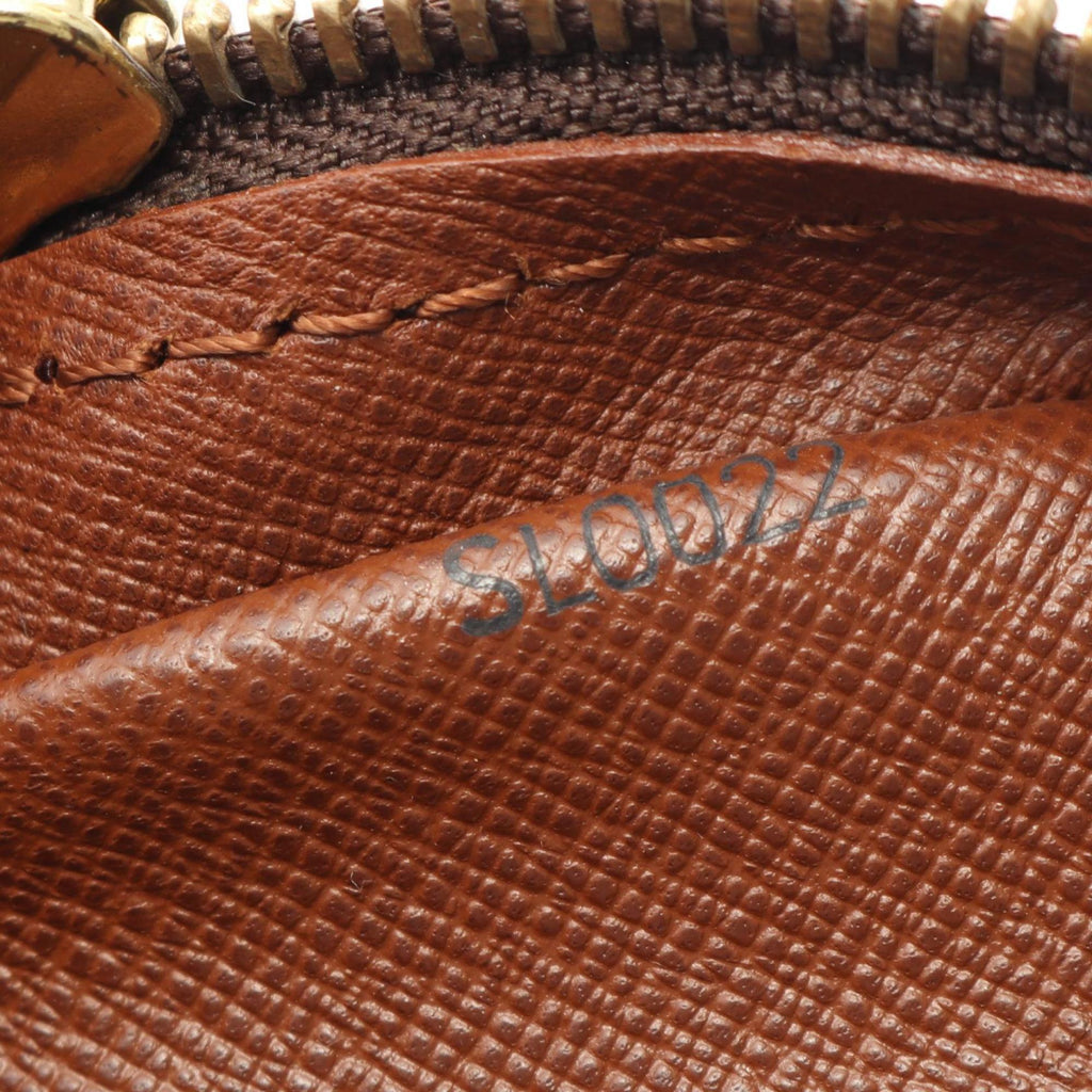 Louis Vuitton Brown Coated Canvas Leather Shoulder Bag (Pre-Owned)