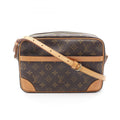 Louis Vuitton Brown Coated Canvas Shoulder Bag (Pre-Owned)