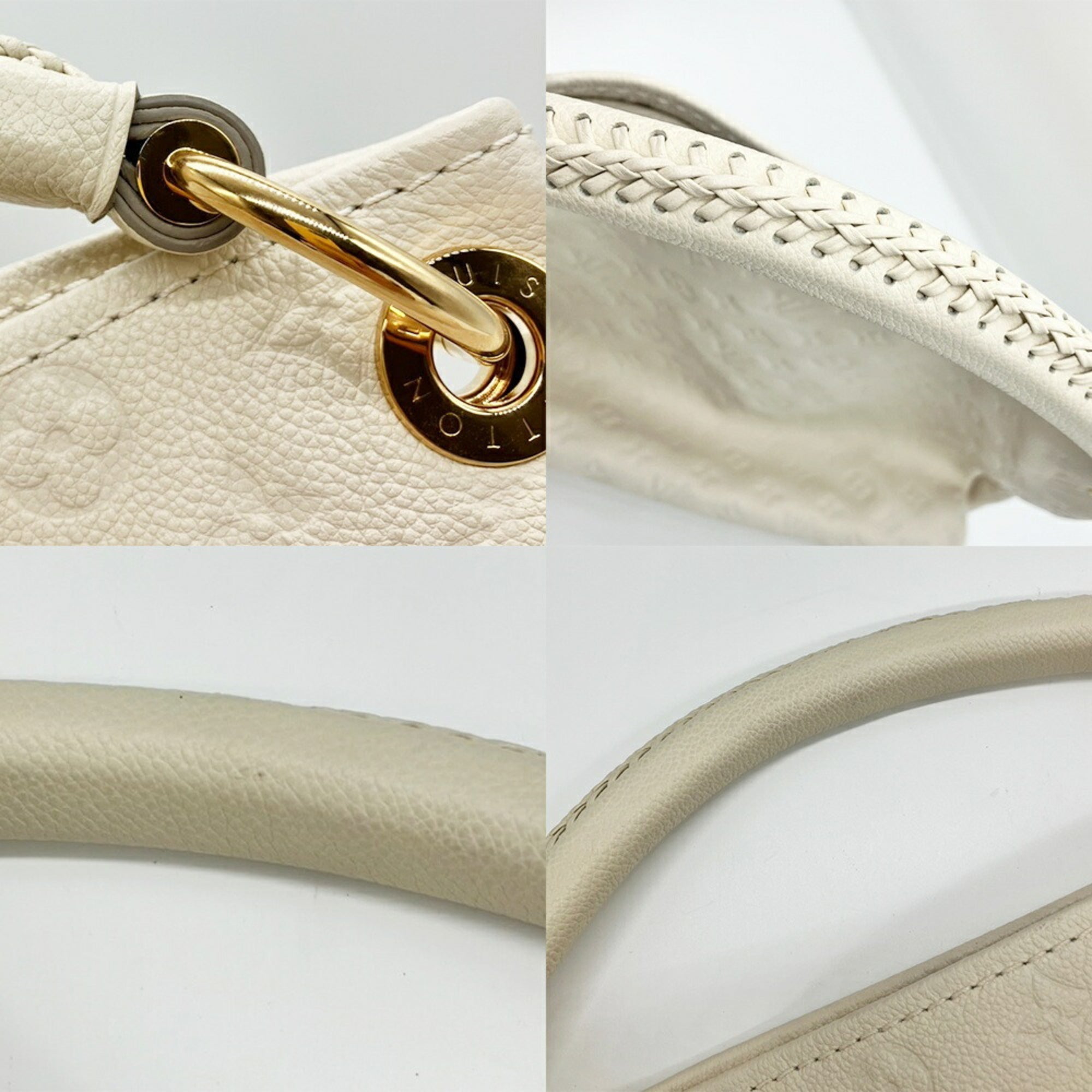 Louis Vuitton Monogram Empreinte Ivory Neige Monogram Empreinte Handbag (Pre-Owned)