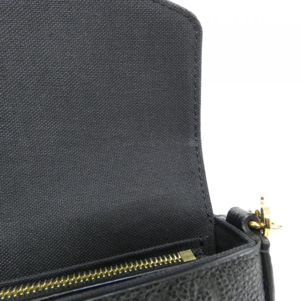 Louis Vuitton Monogram Empreinte Black Leather Pochette Shoulder Bag (Pre-Owned)