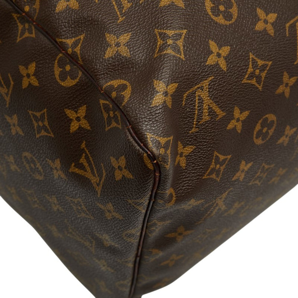 Louis Vuitton Brown Pvc Leather Boston Bag (Pre-Owned)