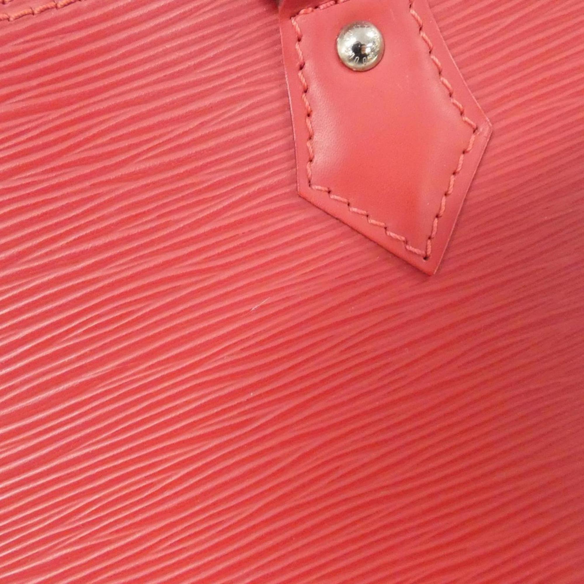 Louis Vuitton Coquelicots Red Color Leather Handbag (Pre-Owned)