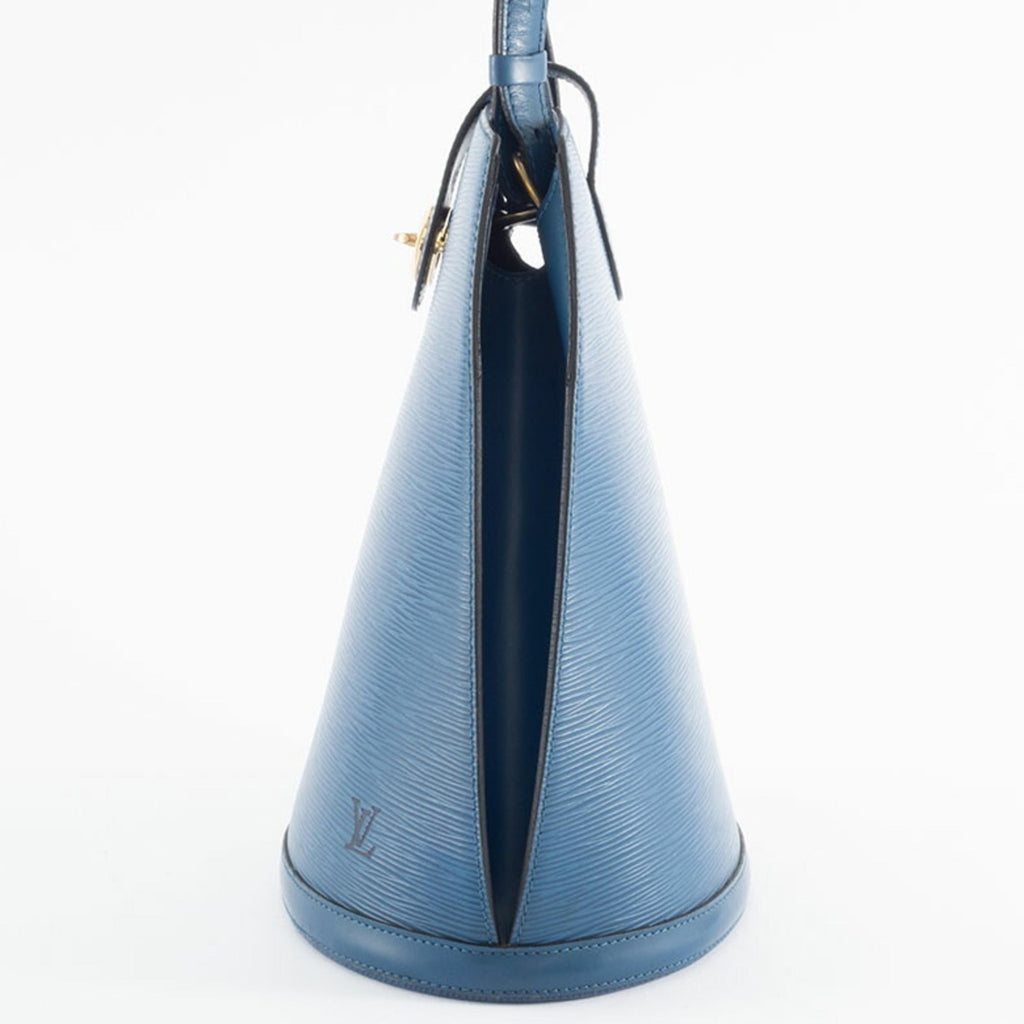 Louis Vuitton Epi Toledo Blue Epi Leather Shoulder Bag (Pre-Owned)