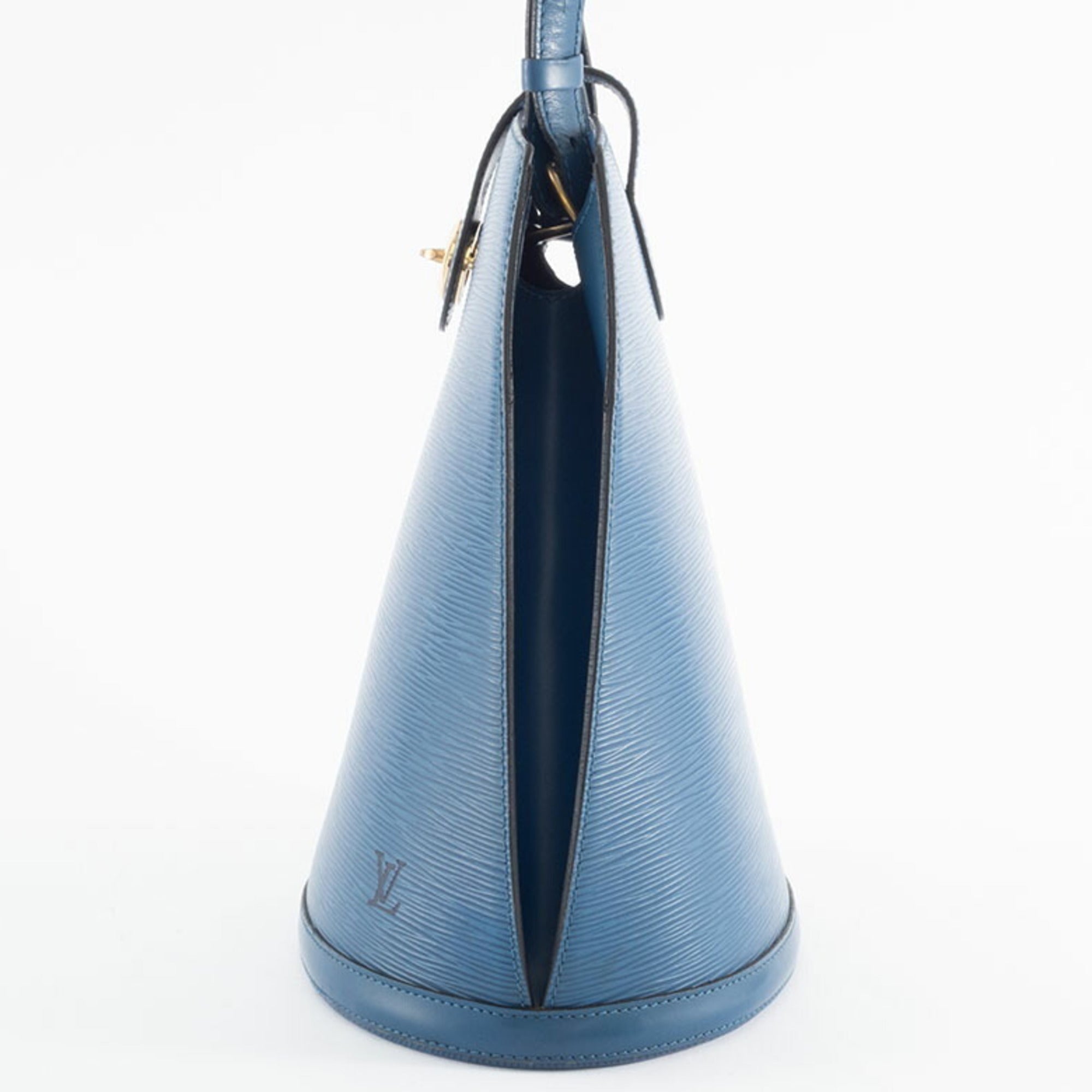 Louis Vuitton Epi Toledo Blue Epi Leather Shoulder Bag (Pre-Owned)