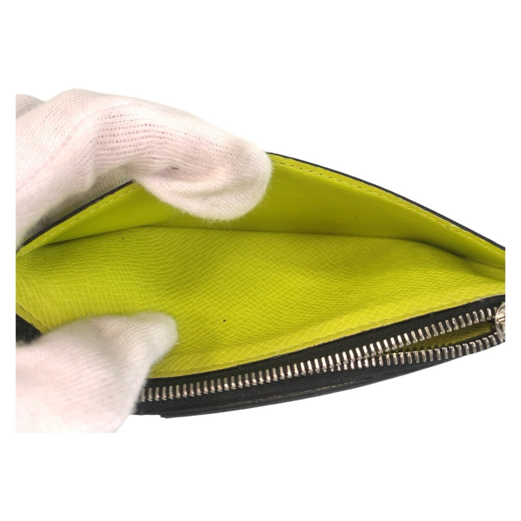 Louis Vuitton Taigarama Jaune Yellow Pvc Coin Purse/Coin Case (Pre-Owned)