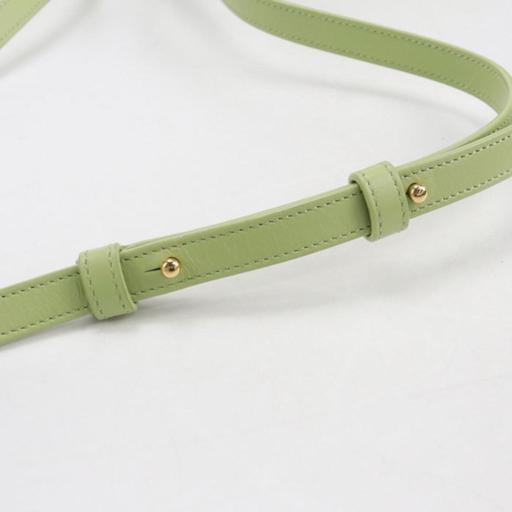 Triomphe Oval Crossbody Bag Leather