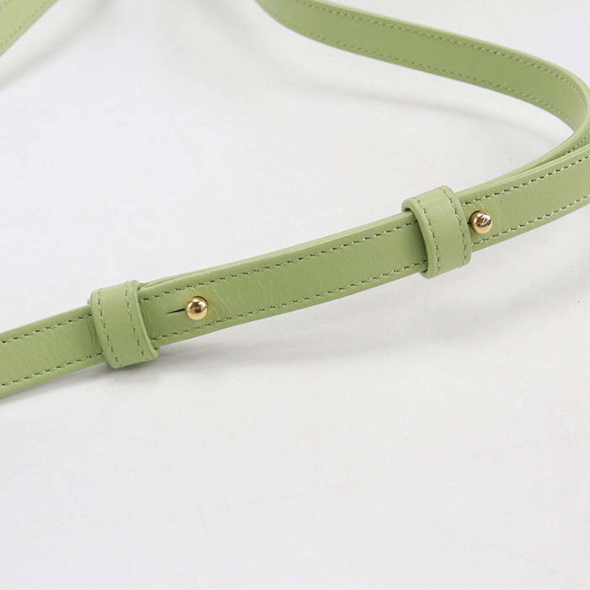 Triomphe Oval Crossbody Bag Leather