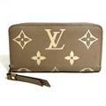 Louis Vuitton Monogram Empreinte Beige Tourterelle Monogram Empreinte Long Wallet (Bi-Fold) (Pre-Owned)