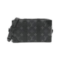 Louis Vuitton Black Coated Canvas Shoulder Bag (Pre-Owned)