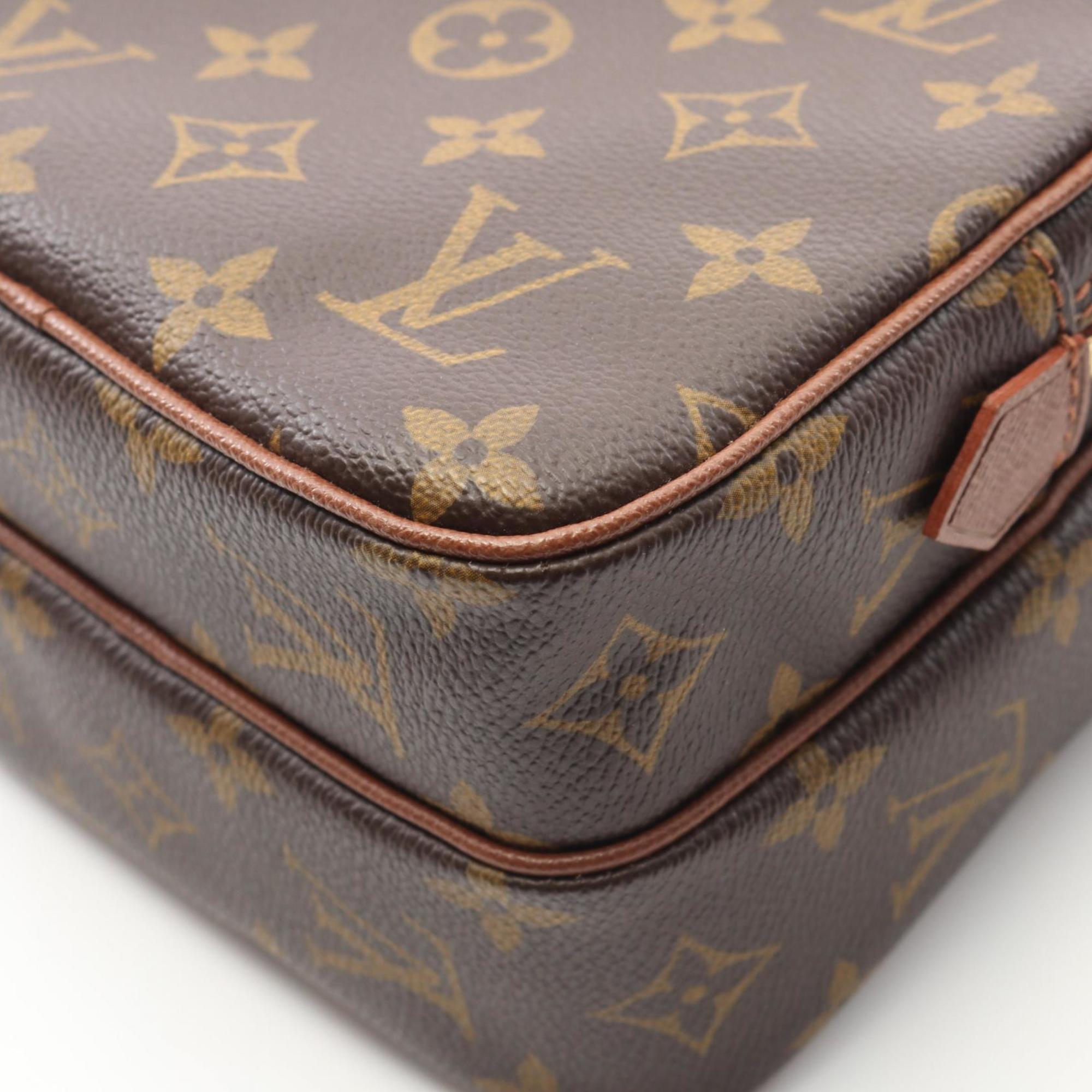Louis Vuitton Brown Monogram Coated Canvas Shoulder Bag (Pre-Owned)