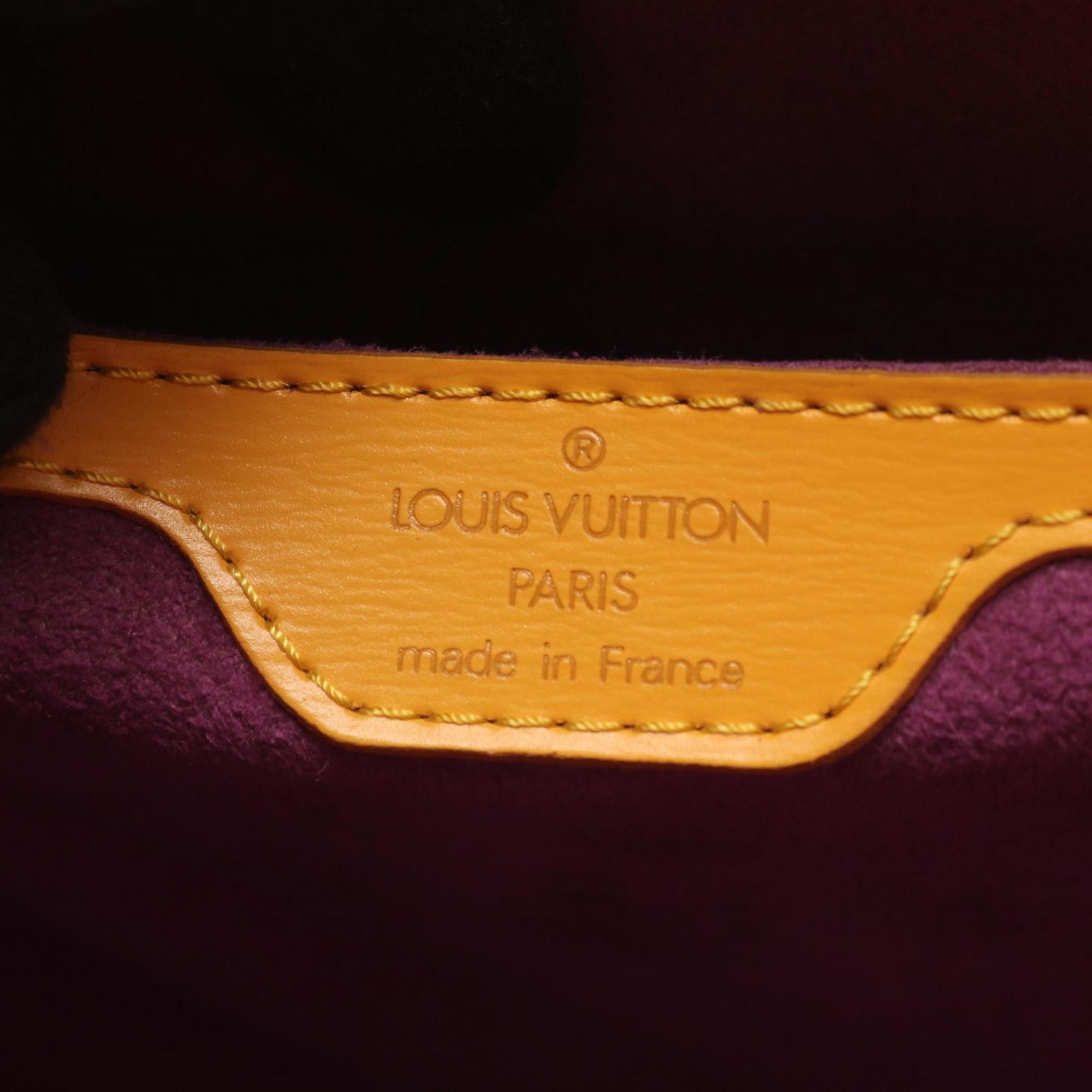 Louis Vuitton Yellow Epi Leather Handbag (Pre-Owned)