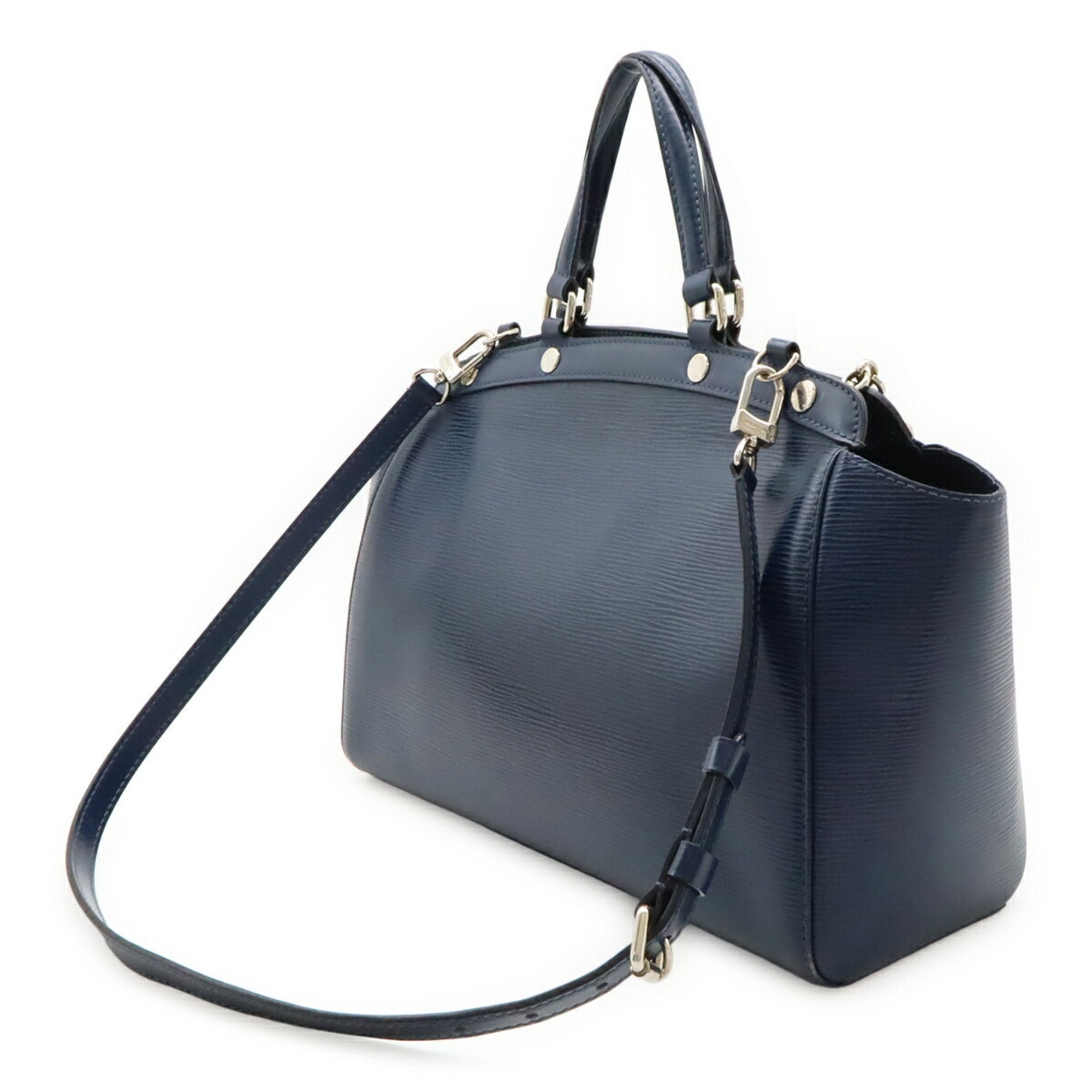 Louis Vuitton Indigo Epi Leather Handbag Shoulder Bag Tote Bag (Pre-Owned)