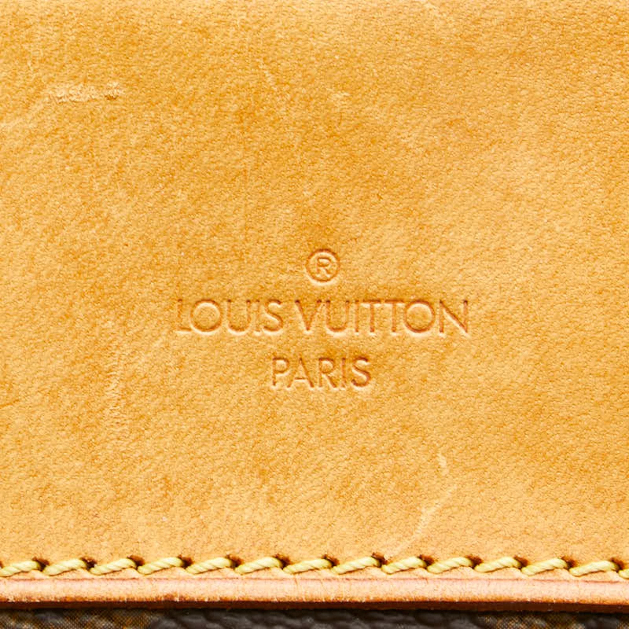 Louis Vuitton Monogram Brown Pvc Leather Handbag (Pre-Owned)