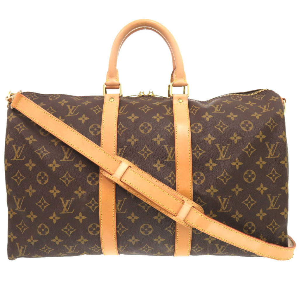 Louis Vuitton Brown Monogram Canvas Boston Bag (Pre-Owned)