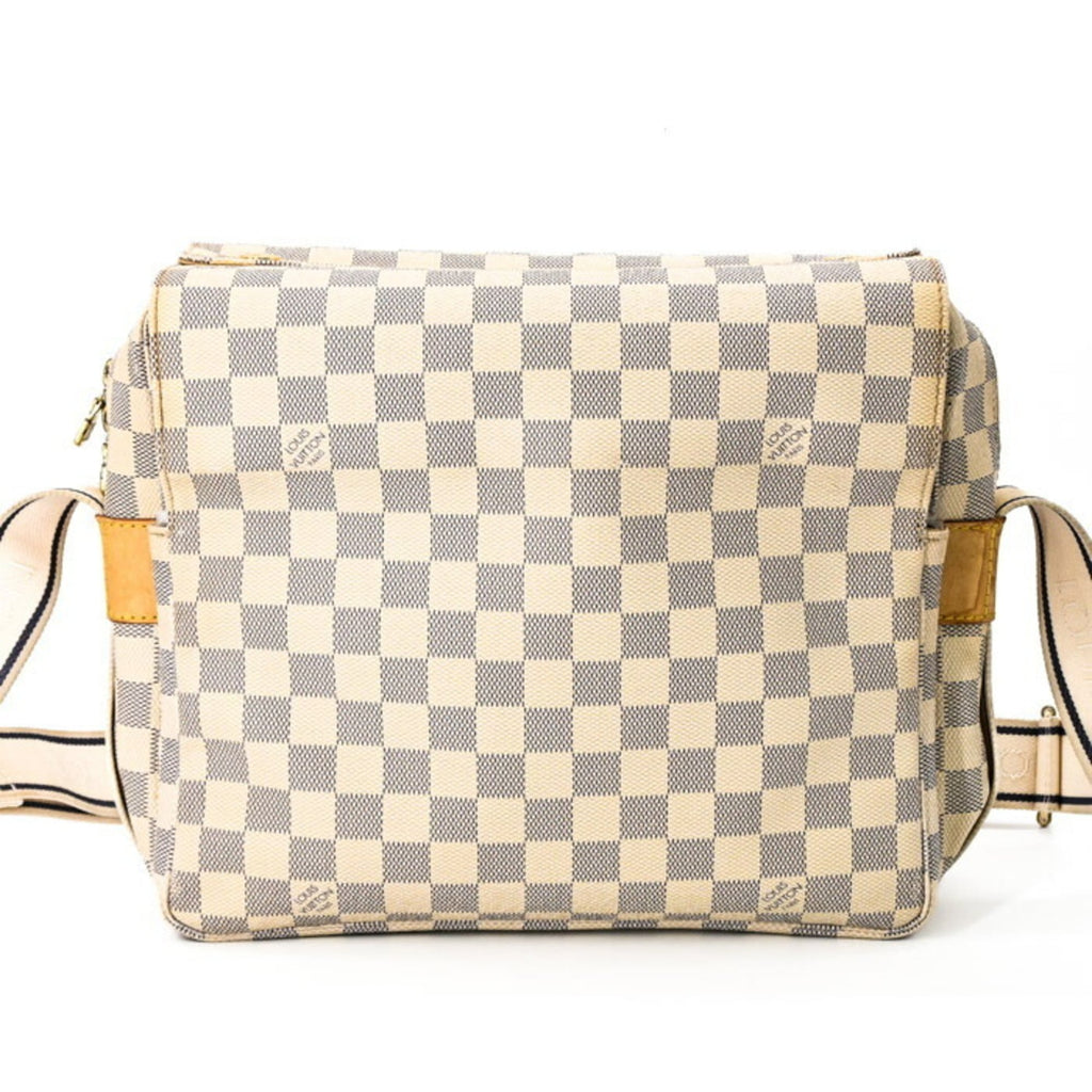 Louis Vuitton Damier Azur Off-White Damier Azur Shoulder Bag (Pre-Owned)