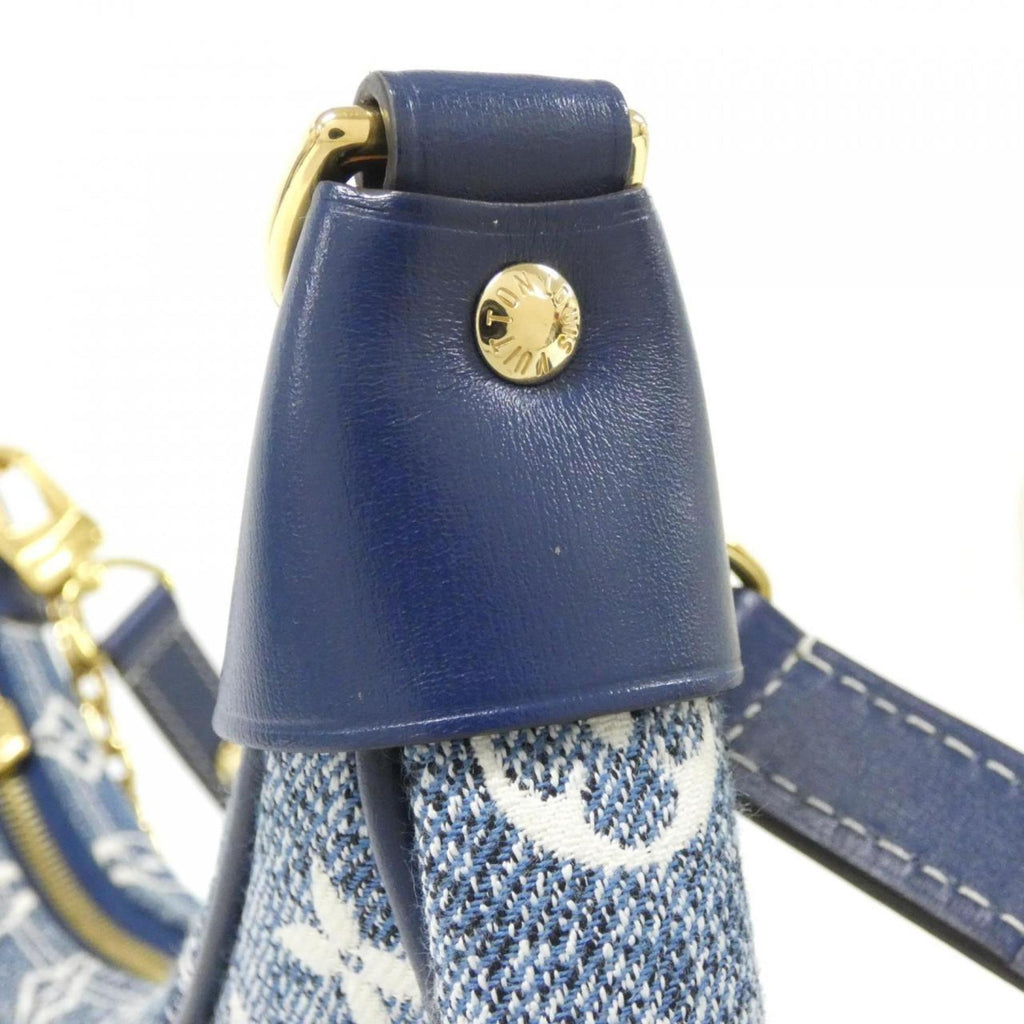 Louis Vuitton Navy Denim Shoulder Bag (Pre-Owned)