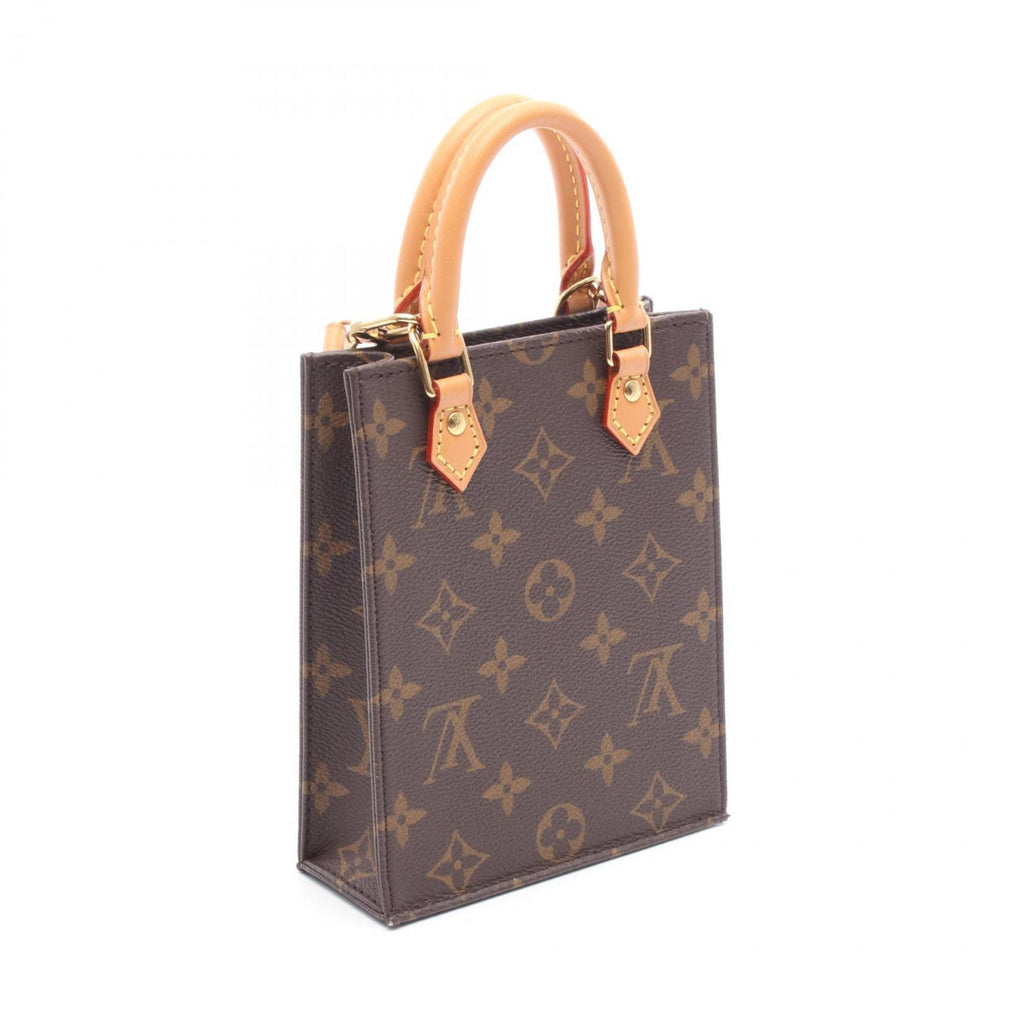 Louis Vuitton Brown Monogram Coated Canvas Leather Handbag (Pre-Owned)