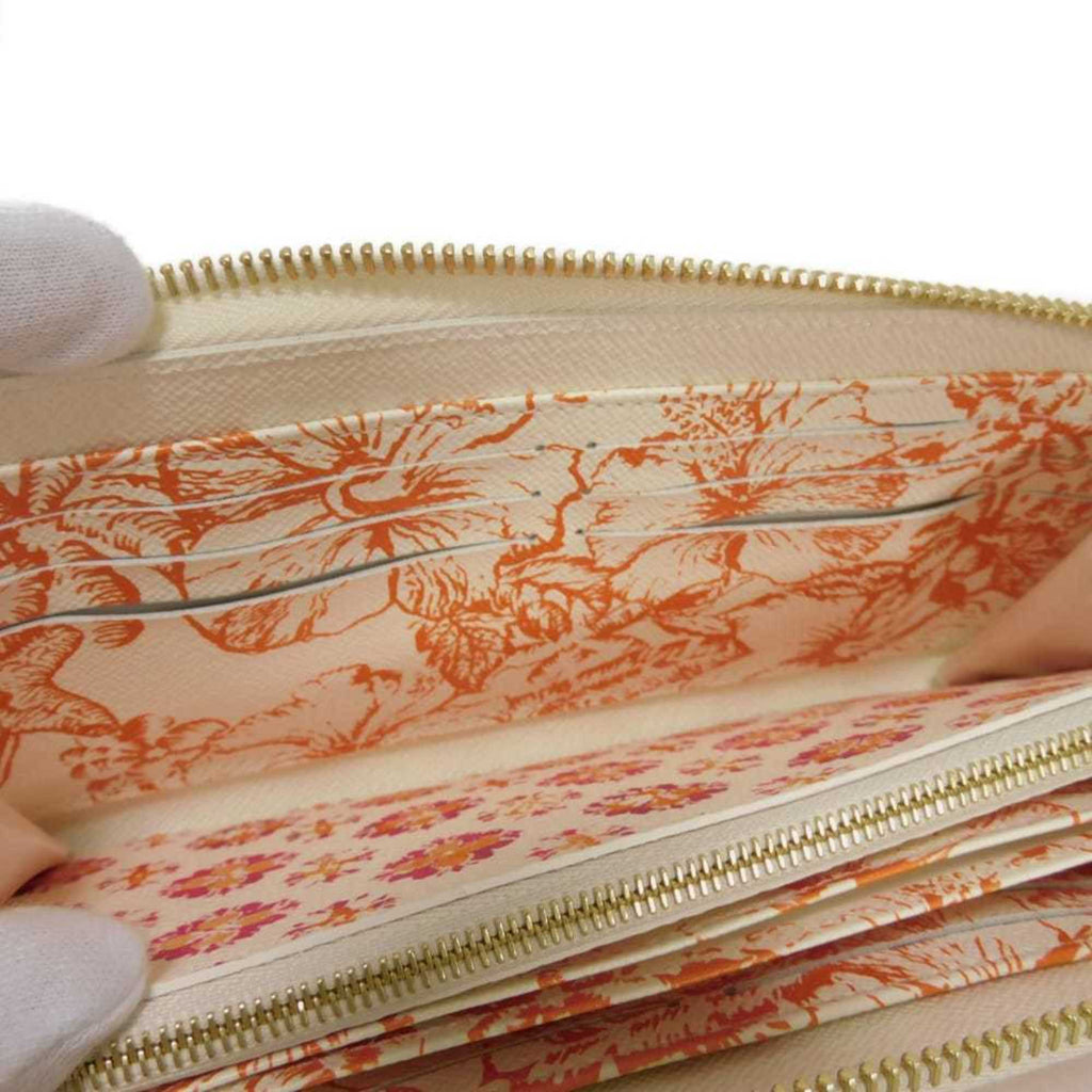 Louis Vuitton Coral Color Monogram Pink White Monogram Long Wallet (Bi-Fold) (Pre-Owned)