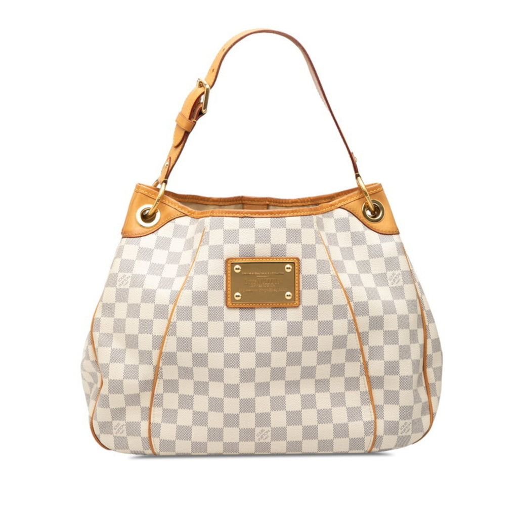 Louis Vuitton White Pvc Leather Shoulder Bag (Pre-Owned)