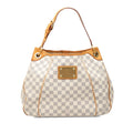 Louis Vuitton White Pvc Leather Shoulder Bag (Pre-Owned)