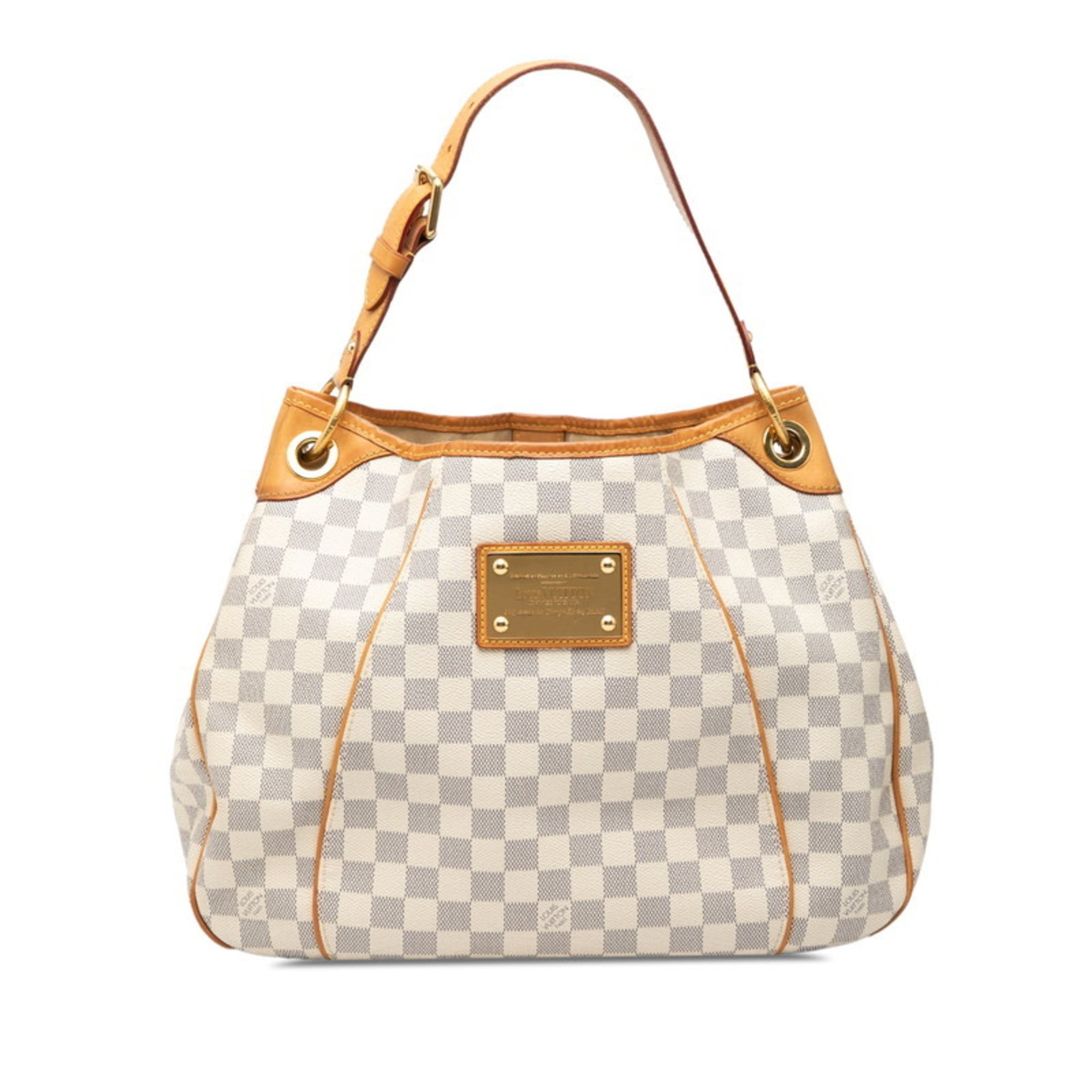 Louis Vuitton White Pvc Leather Shoulder Bag (Pre-Owned)