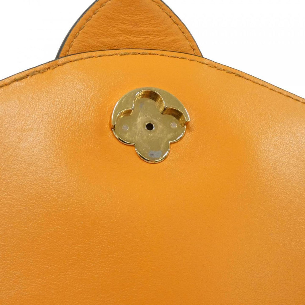 Louis Vuitton Orange Leather Shoulder Bag (Pre-Owned)