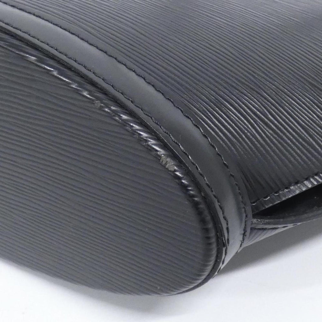 Louis Vuitton Black Leather Shoulder Bag (Pre-Owned)