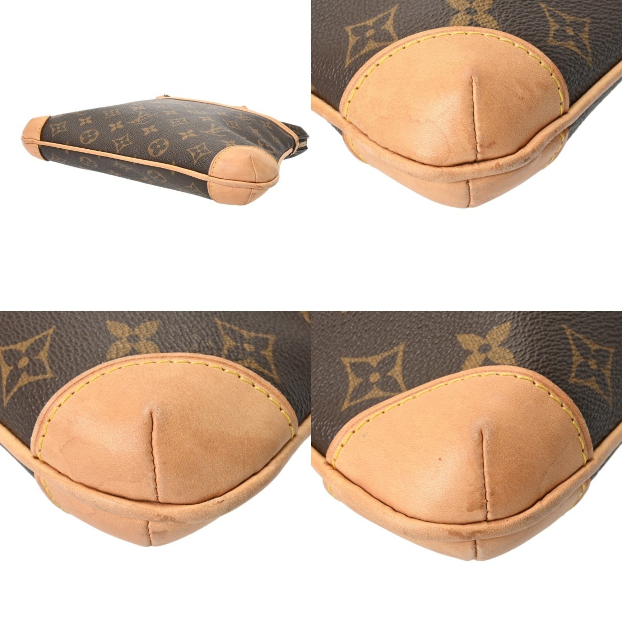 Louis Vuitton Brown Monogram Canvas Shoulder Bag (Pre-Owned)