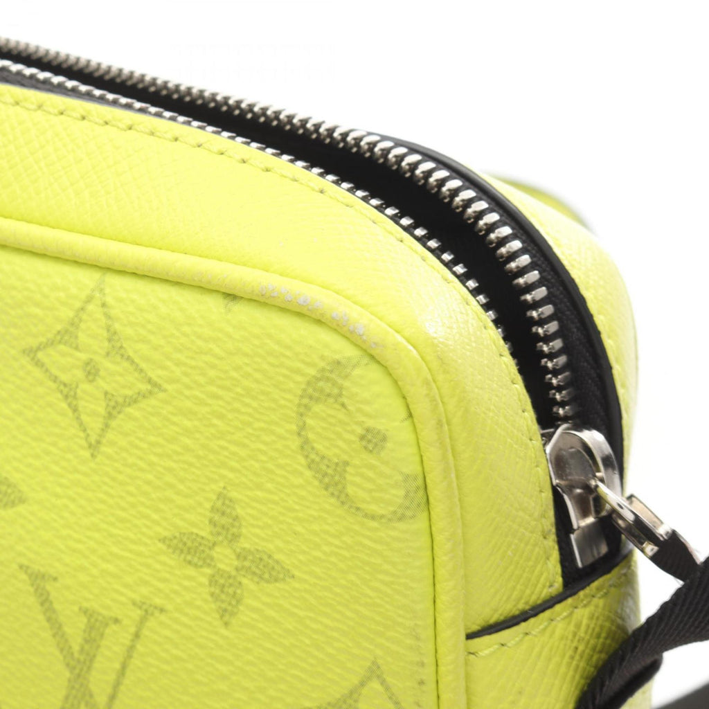 Louis Vuitton Jaune Yellow Coated Canvas Leather Shoulder Bag (Pre-Owned)