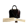 Louis Vuitton Red Color Wine Monogram Vernis Handbag (Pre-Owned)