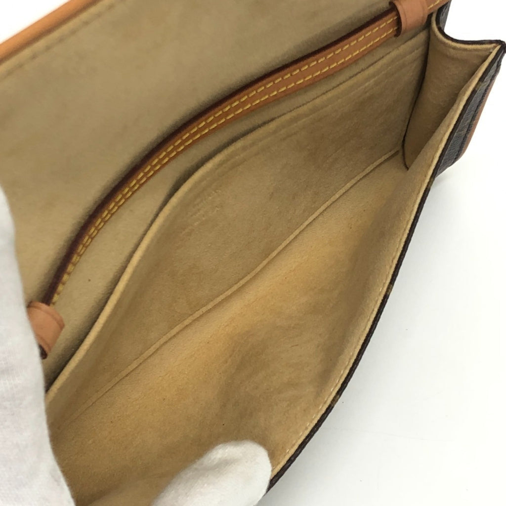 Louis Vuitton Monogram Brown Monogram Clutch Bag Pochette Shoulder Bag (Pre-Owned)