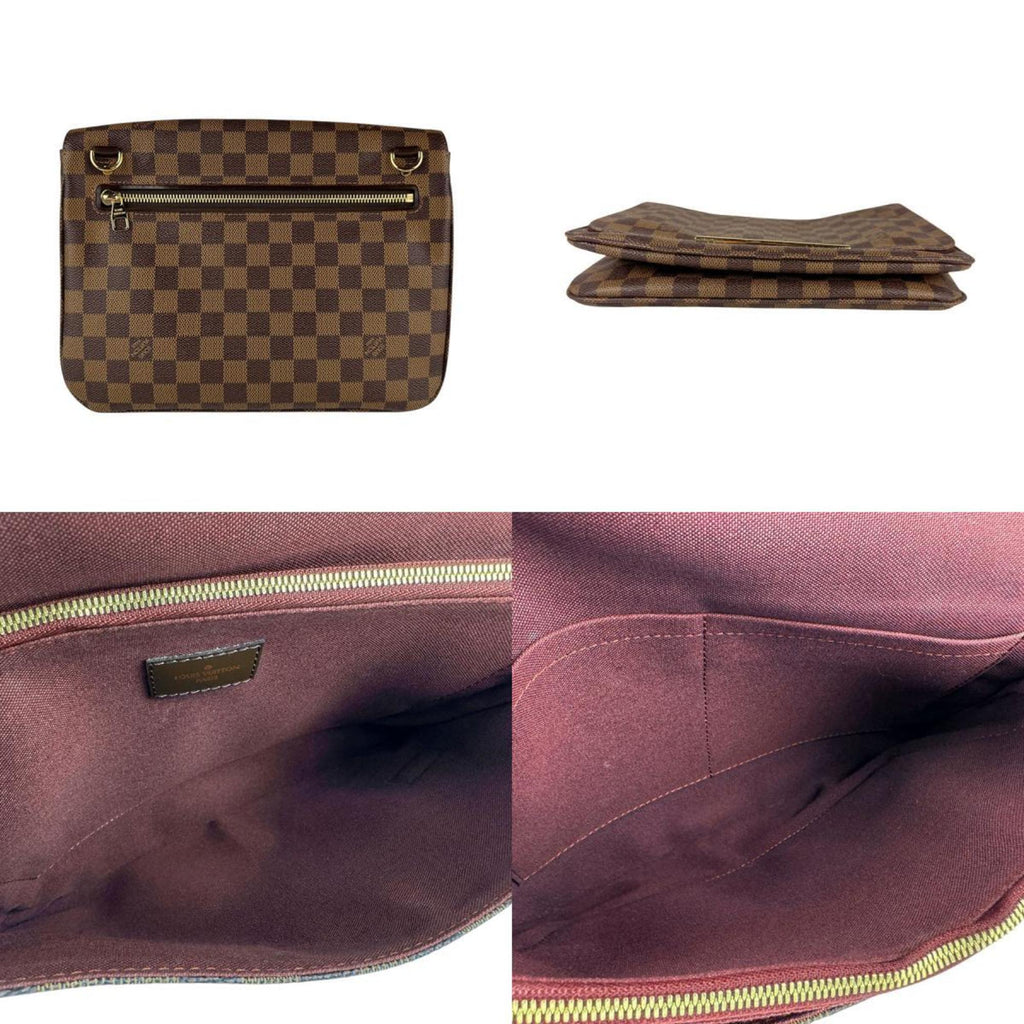 Louis Vuitton Ebene Damier Canvas Shoulder Bag (Pre-Owned)