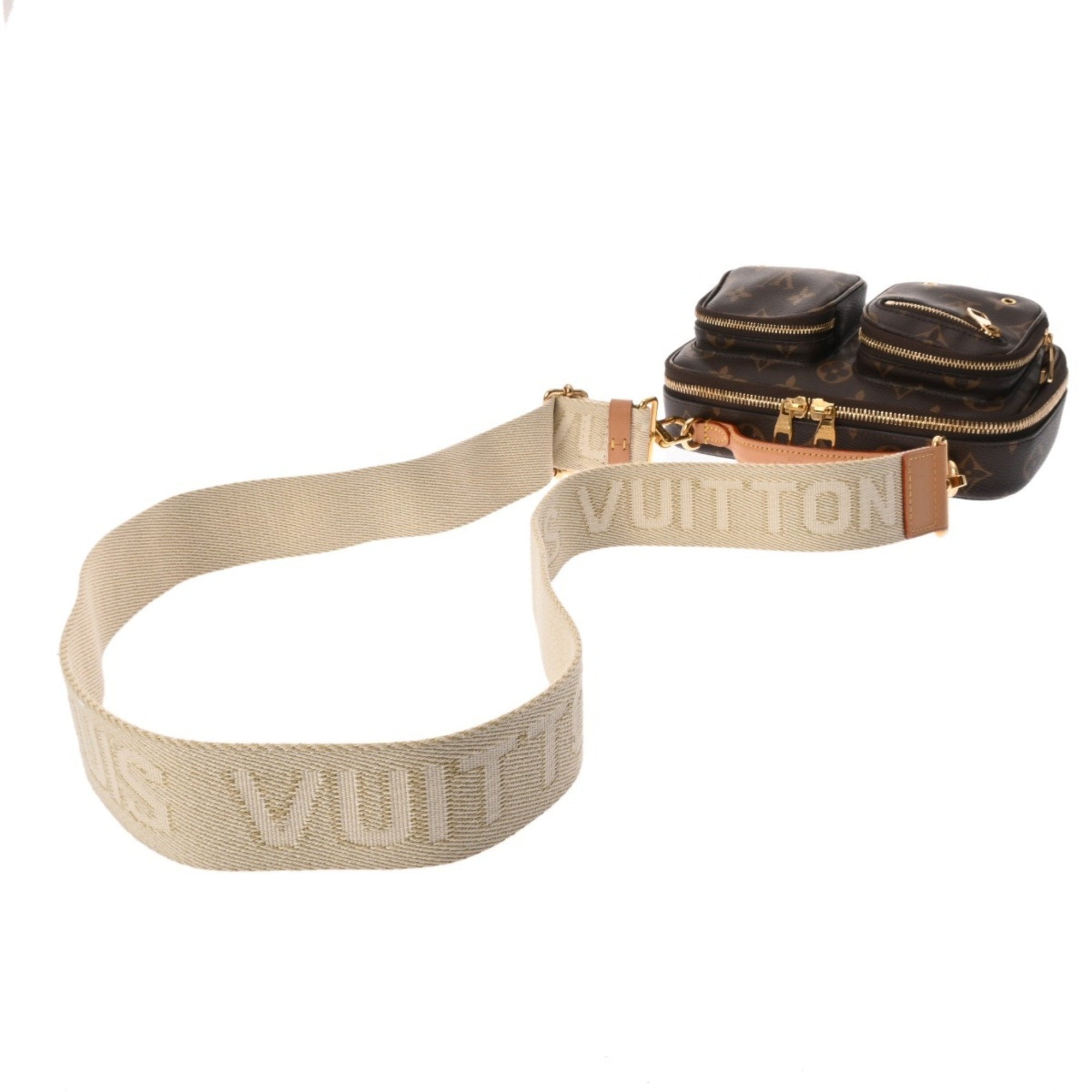 Louis Vuitton Brown Monogram Canvas Shoulder Bag (Pre-Owned)