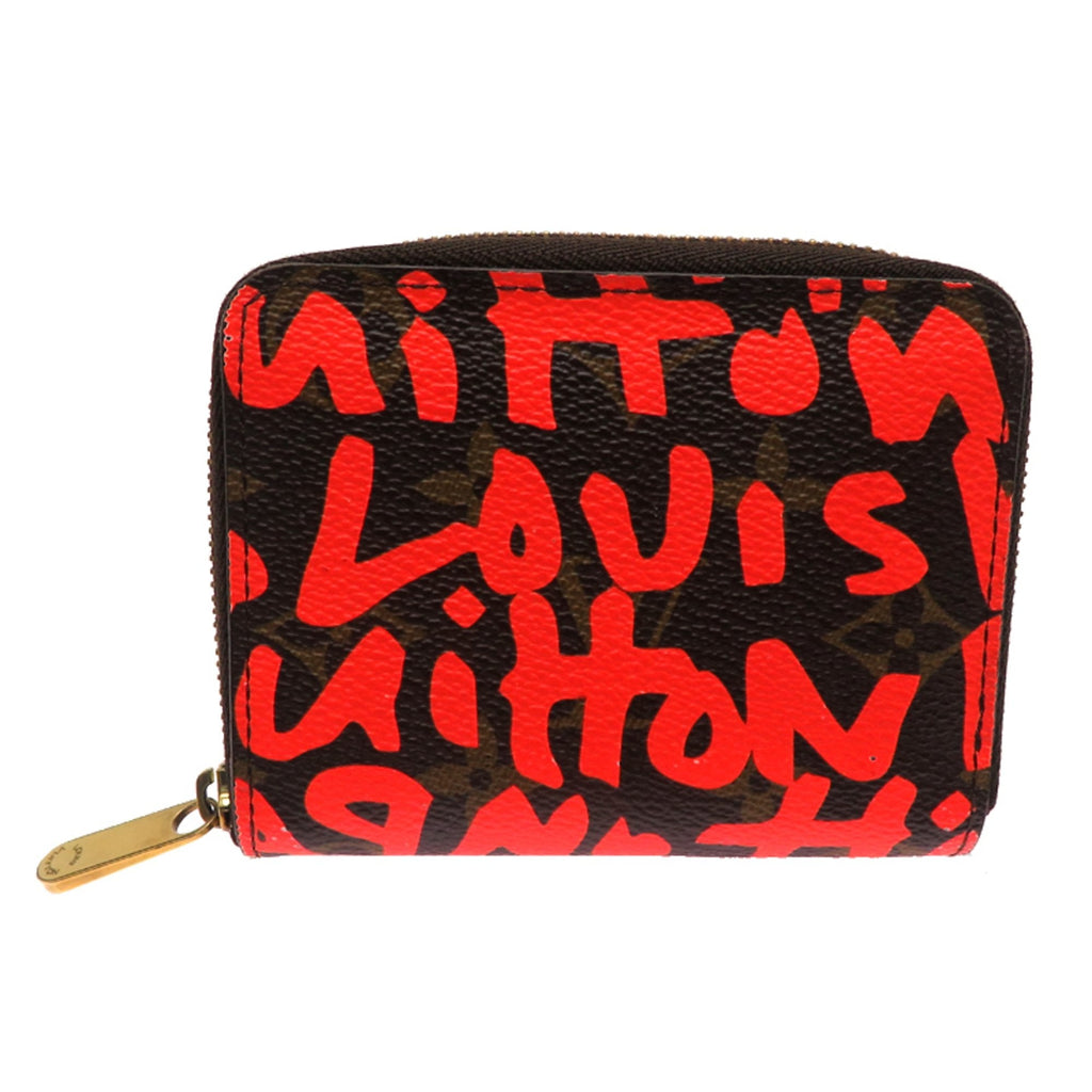 Louis Vuitton Monogram Graffiti Orange Monogram Graffiti Coin Purse/Coin Case (Pre-Owned)