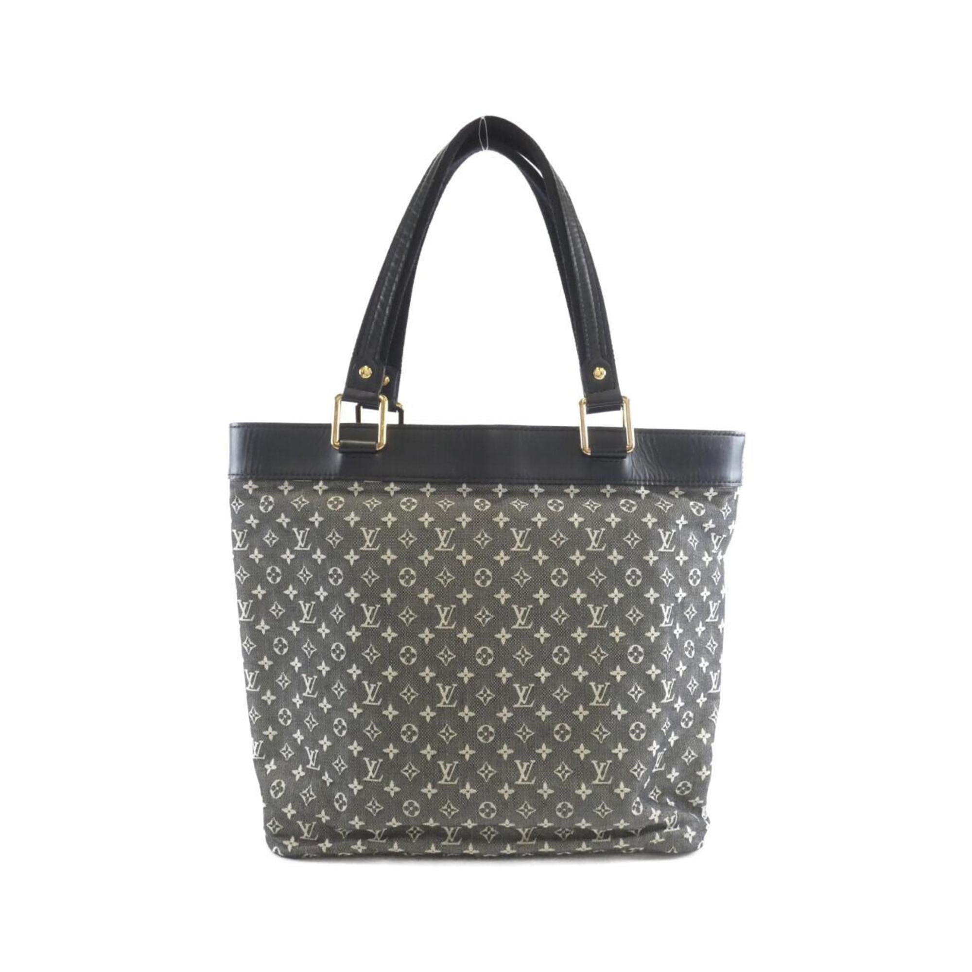 Louis Vuitton Black Canvas Handbag (Pre-Owned)