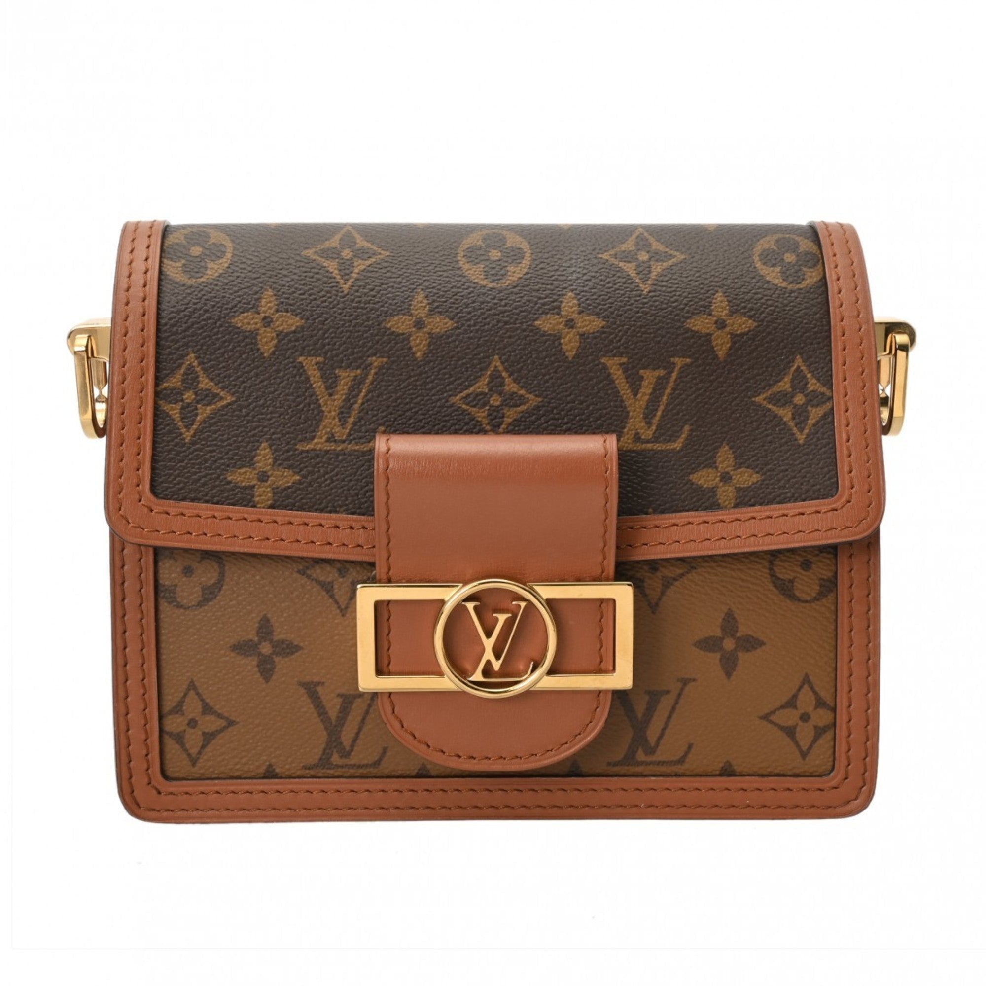 Louis Vuitton Brown Monogram Canvas Shoulder Bag (Pre-Owned)