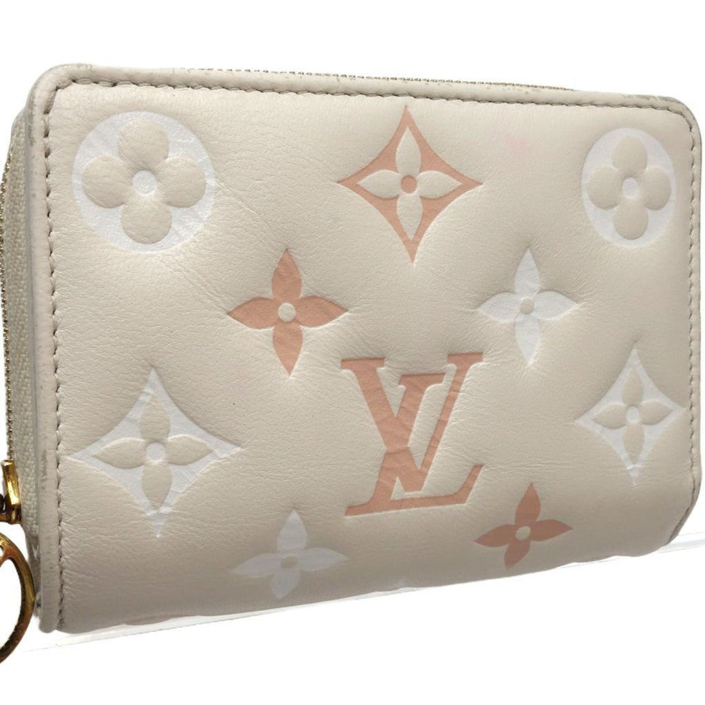 Louis Vuitton Beige Pink Leather Wallet (Bi-Fold) (Pre-Owned)