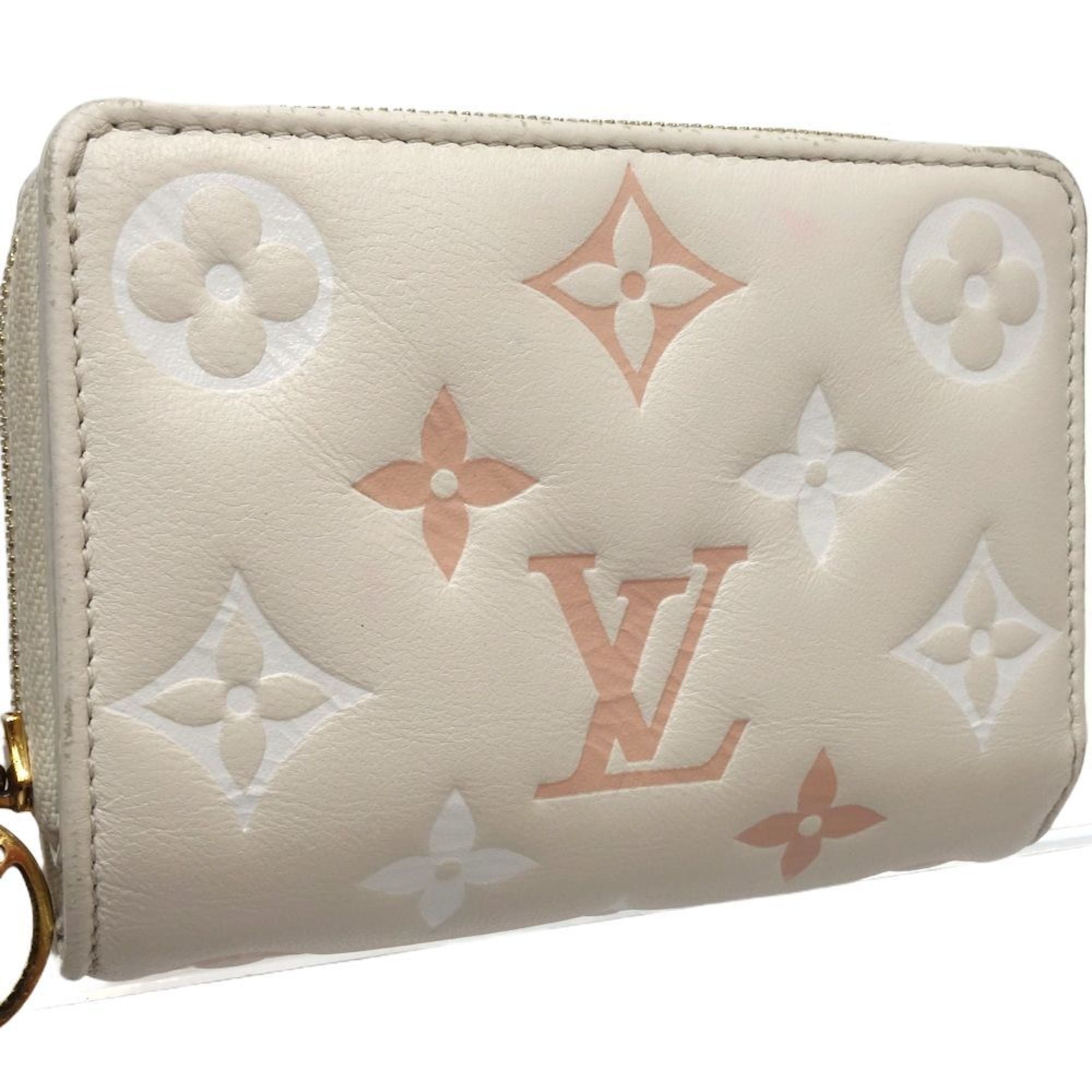 Louis Vuitton Beige Pink Leather Wallet (Bi-Fold) (Pre-Owned)