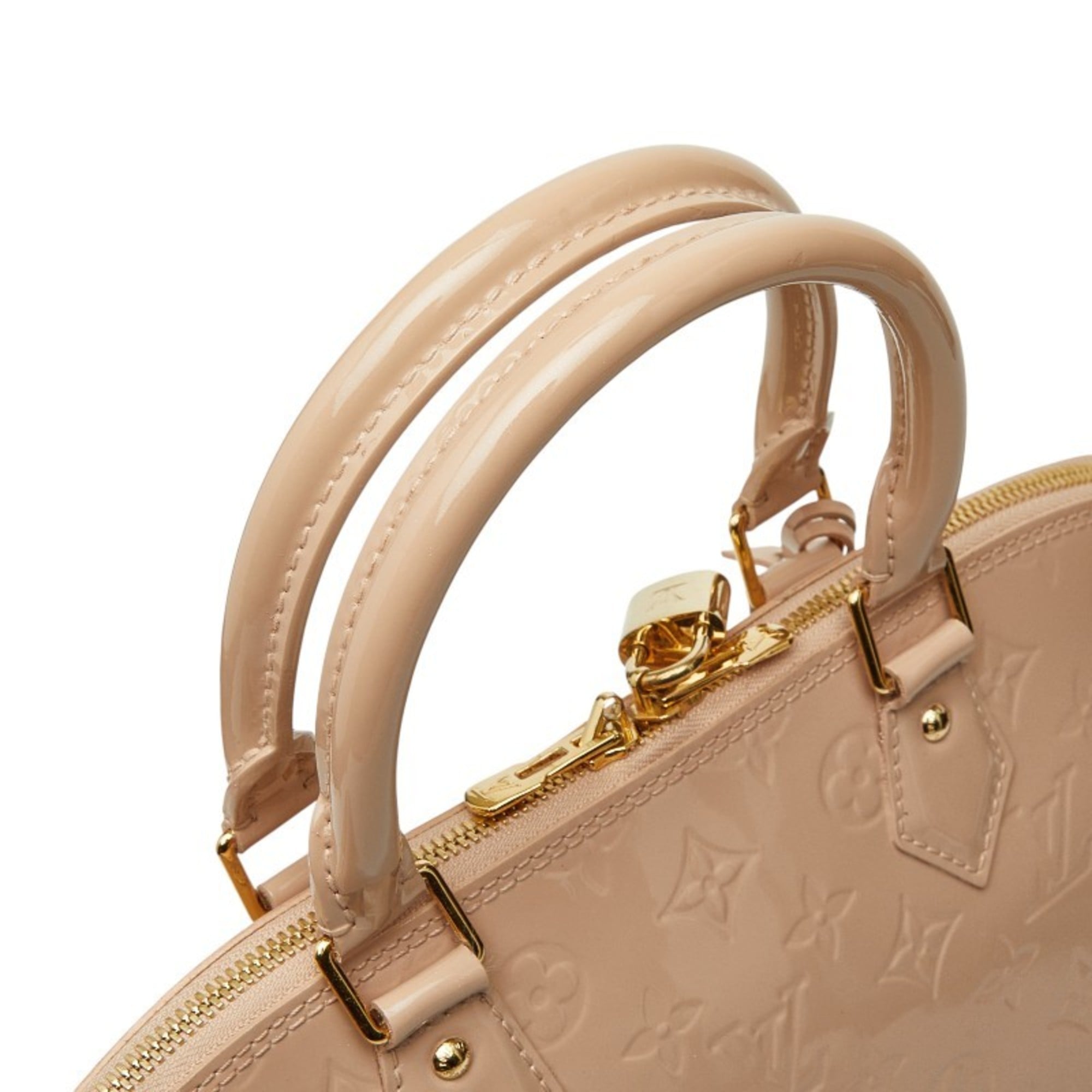 Louis Vuitton Monogram Rose Florentin Patent Leather Monogram Vernis Handbag (Pre-Owned)