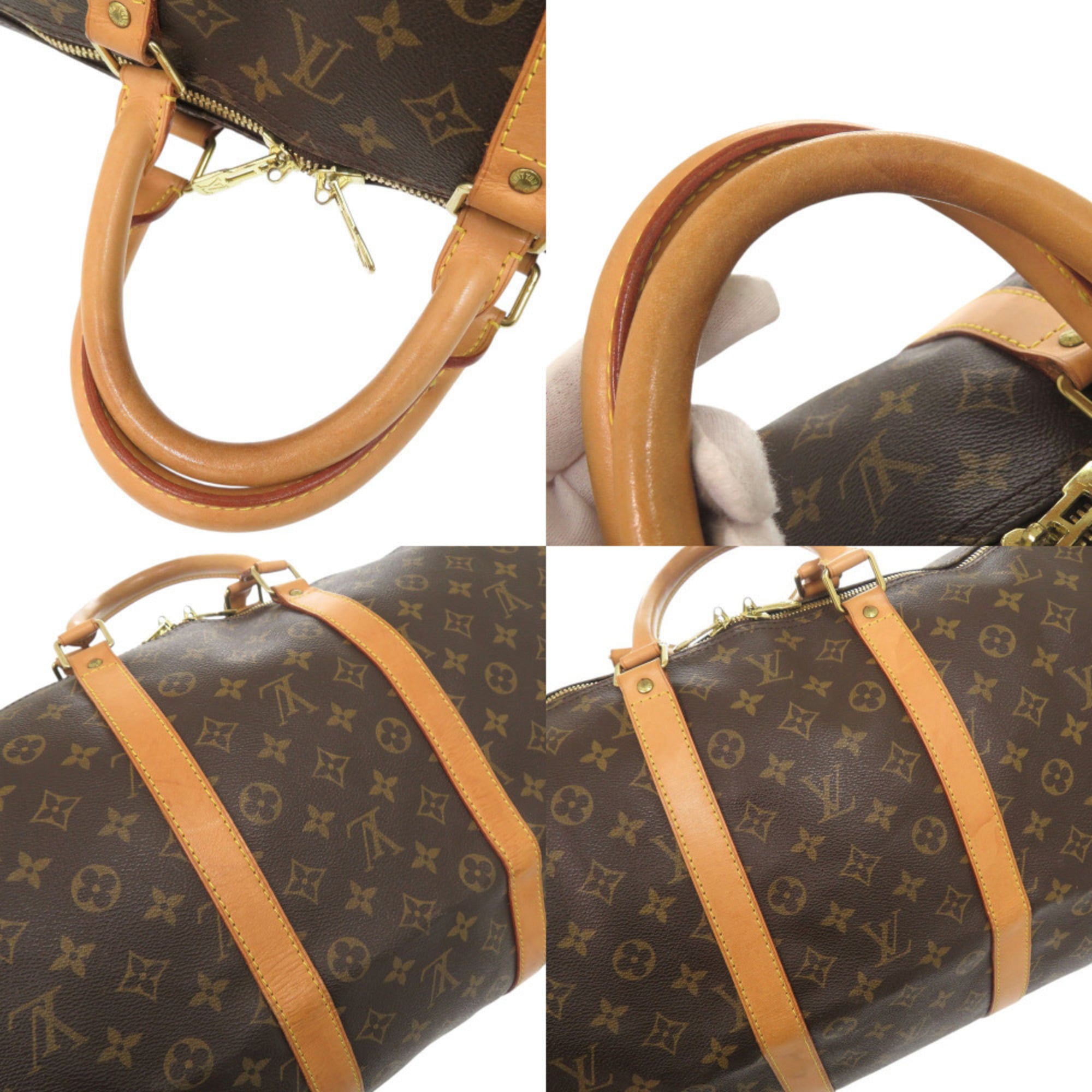 Louis Vuitton Brown Monogram Monogram Boston Bag (Pre-Owned)