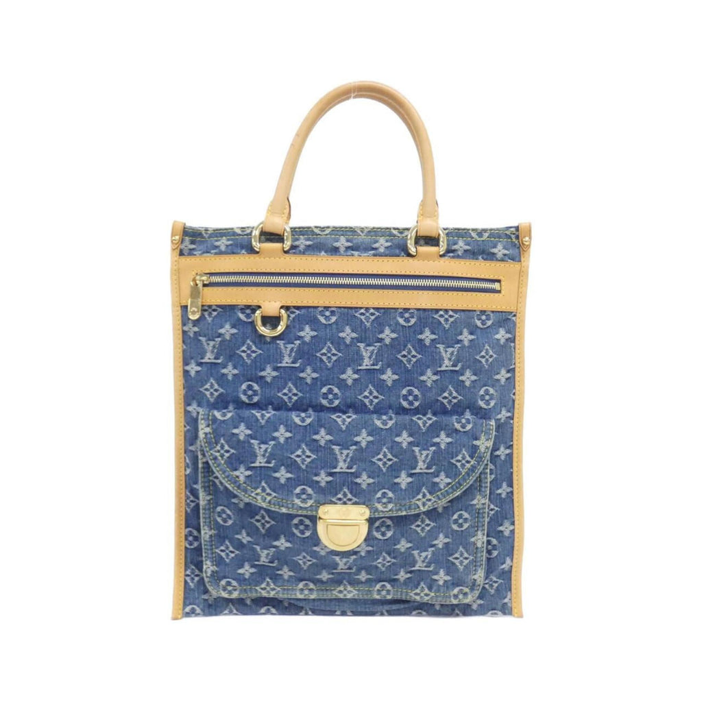 Louis Vuitton Blue Denim Handbag (Pre-Owned)