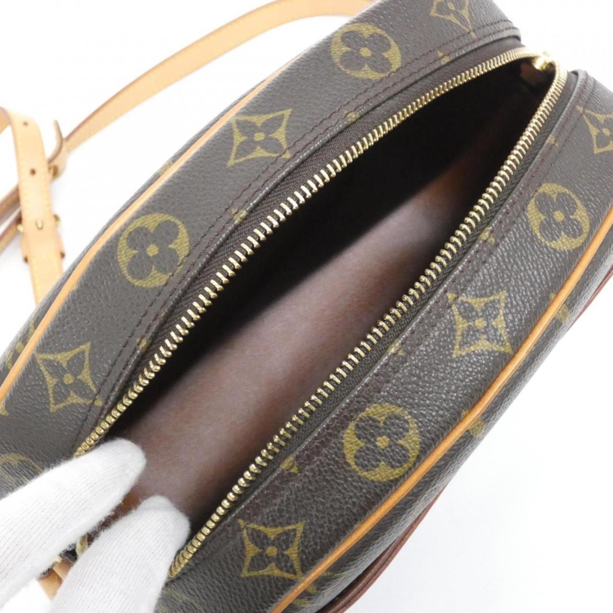 Louis Vuitton Marron Coated Canvas Shoulder Bag (Pre-Owned)