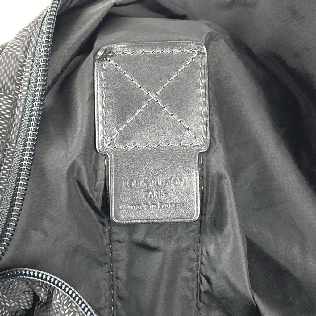 Louis Vuitton Black Damier Canvas Boston Bag Shoulder Bag (Pre-Owned)