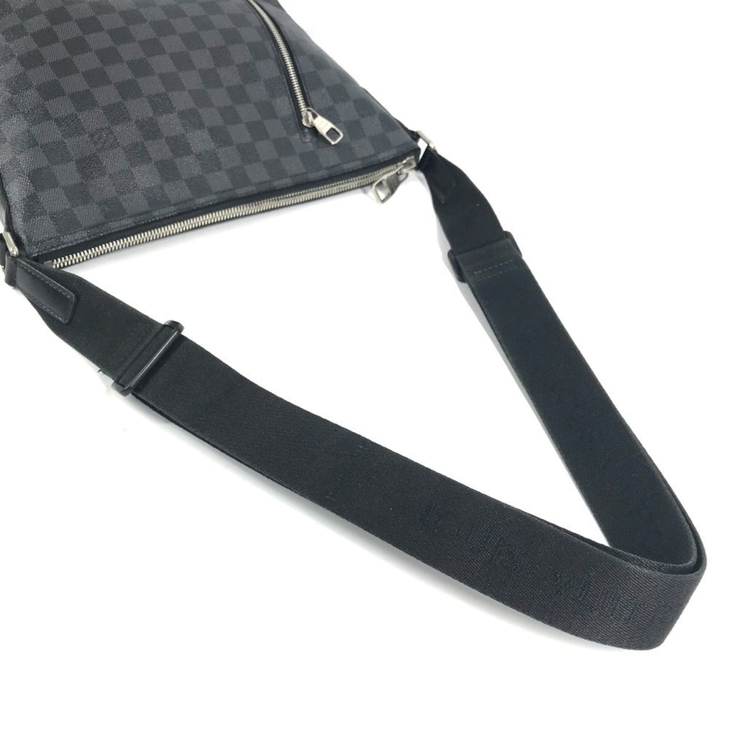 Louis Vuitton Damier Graphite Black Damier Graphite Shoulder Bag (Pre-Owned)
