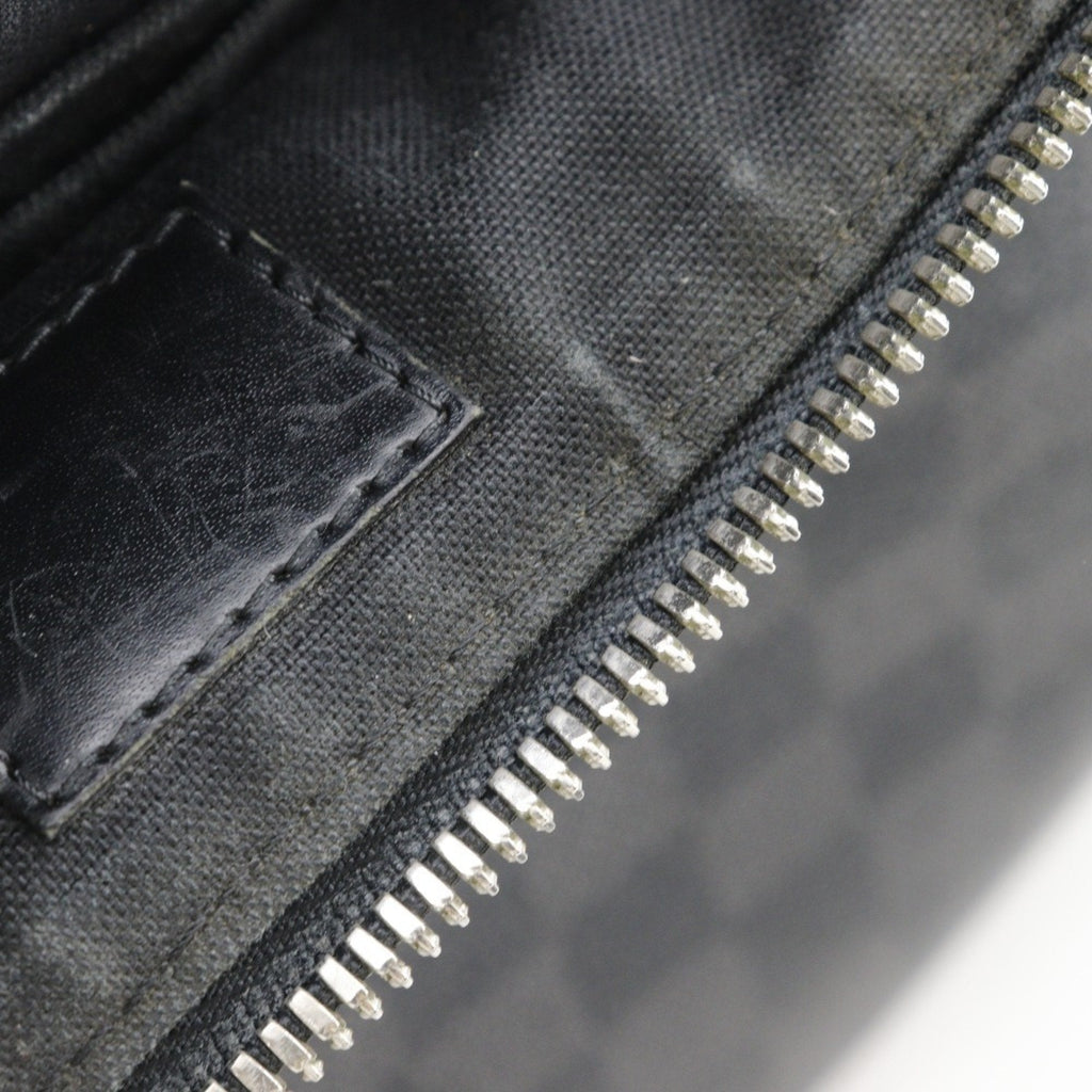 Louis Vuitton Black Damier Graphite Canvas Shoulder Bag (Pre-Owned)