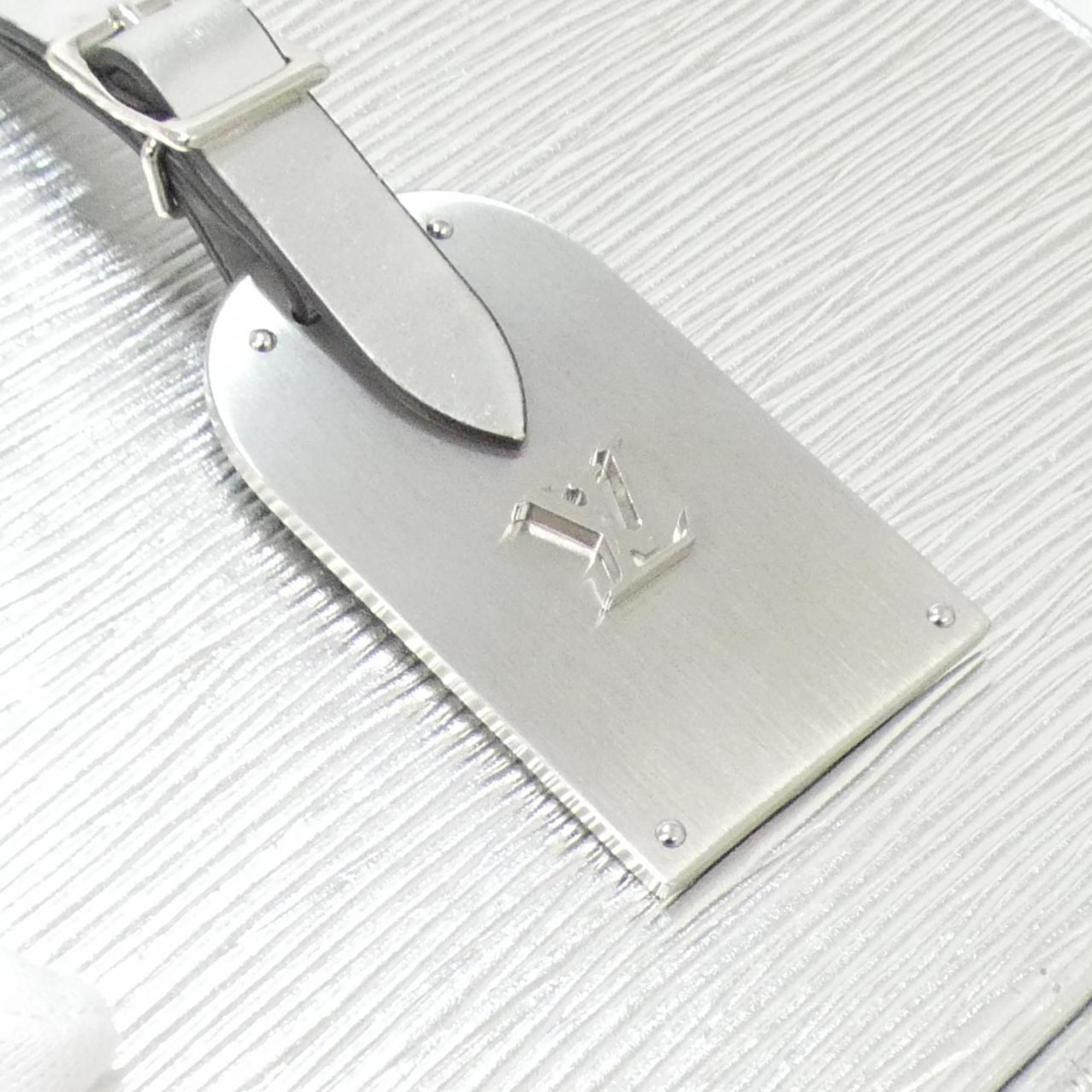 Louis Vuitton Silver Leather Shoulder Bag (Pre-Owned)