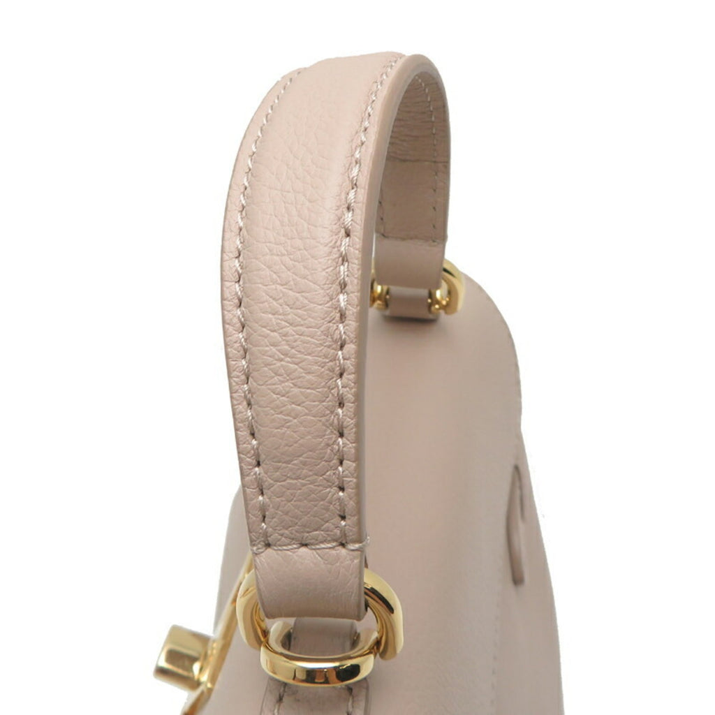Louis Vuitton Galle Grayish Leather Handbag (Pre-Owned)