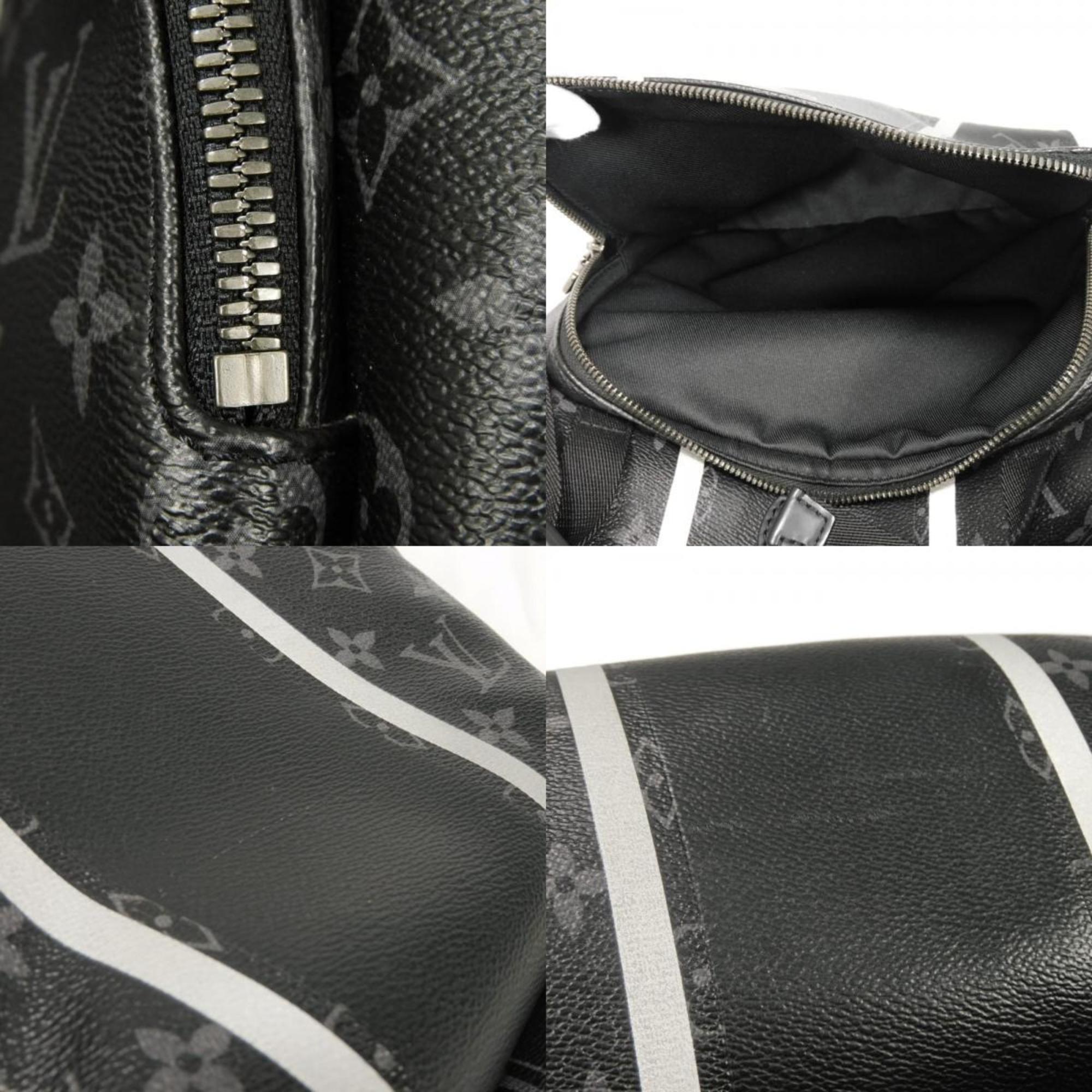 Louis Vuitton Monogram Eclipse Black Noir Monogram Eclipse Backpack (Pre-Owned)