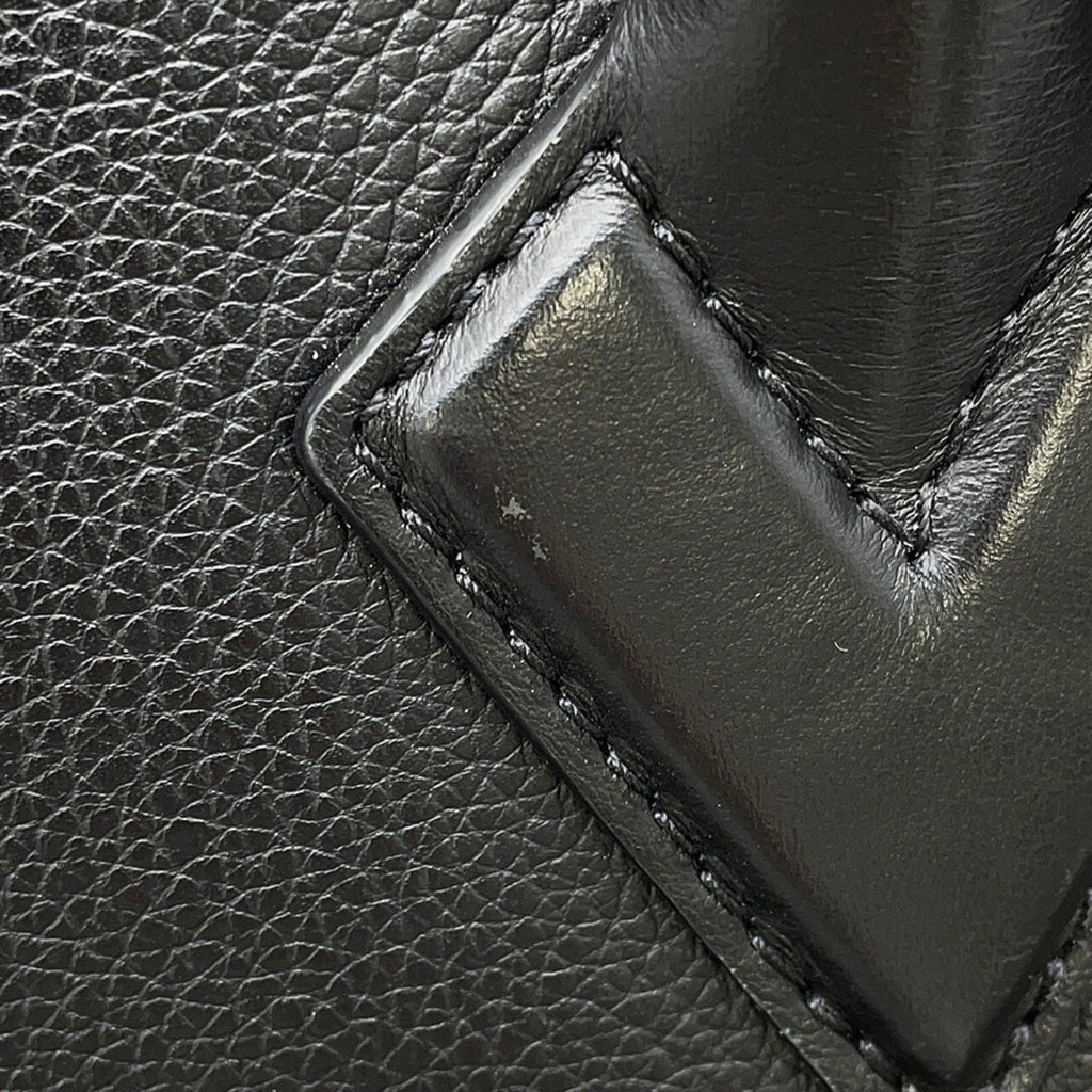 Louis Vuitton Noir Monogram Leather Handbag (Pre-Owned)