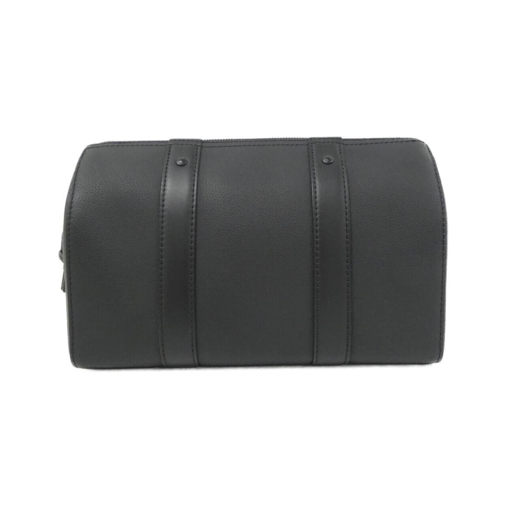 Louis Vuitton Black Leather Shoulder Bag (Pre-Owned)